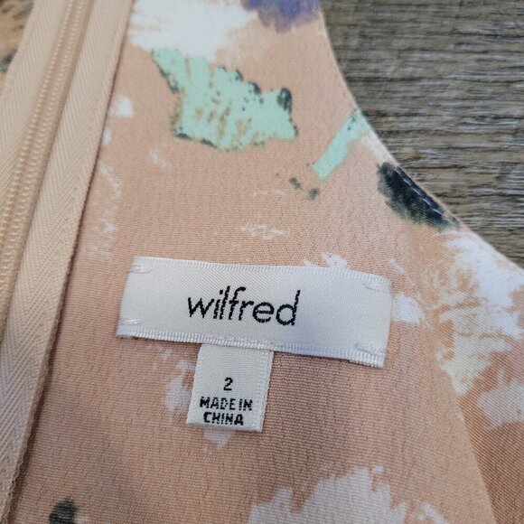 WILFRED | Aritzia Vourette Dress Abstract Pattern | Sz. 2 - Picture 5 of 7